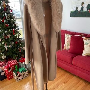 Brand new, never worn, fox fur coat